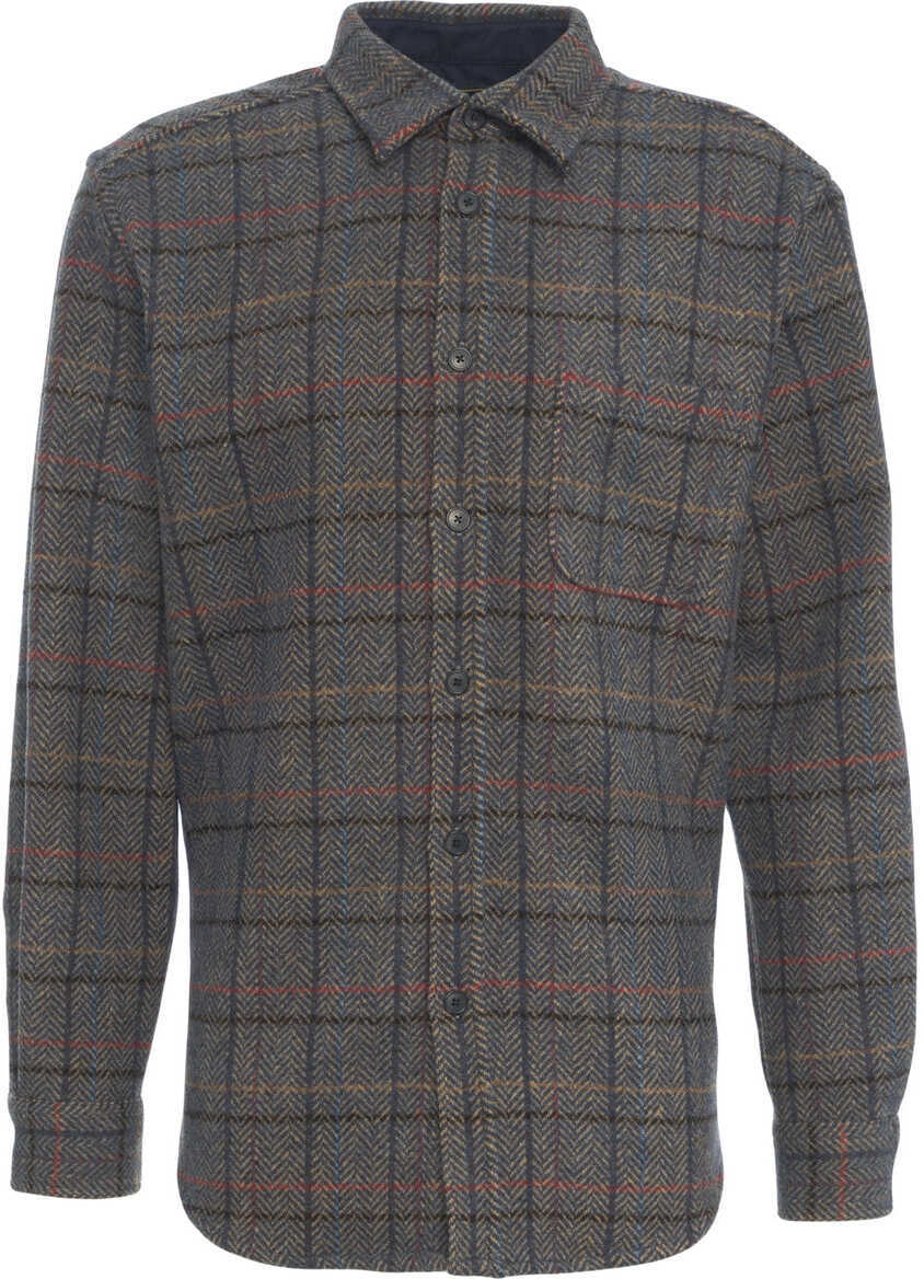 Jachete Portuguese Check overshirt Multicolor Barbati (BM 19376273) 2