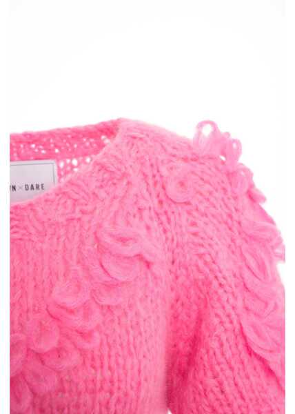 Pulovere Dawn x Dare Sweater Estelle Diamond Pink Femei (BM 19376279) 4