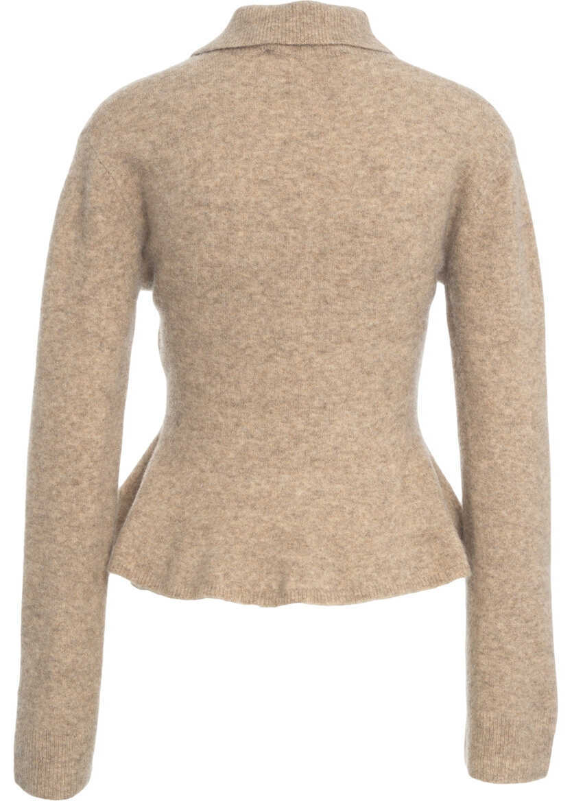 Pulovere Second Female Knit sweater Selena Beige Femei (BM 19376291) 3