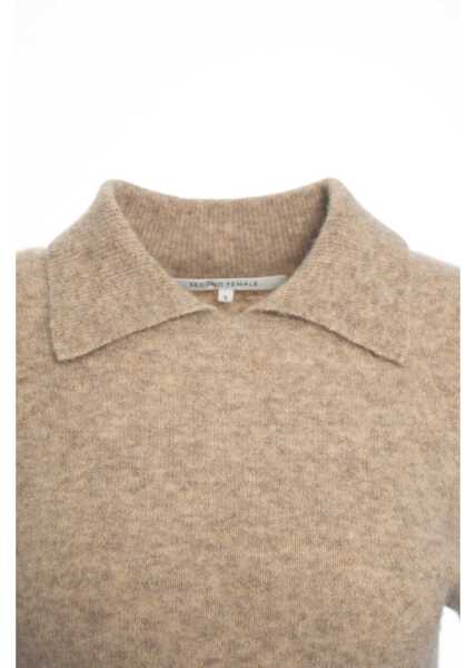 Pulovere Second Female Knit sweater Selena Beige Femei (BM 19376291) 4