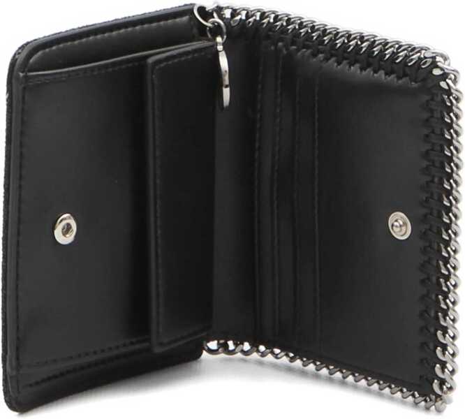 Portofele Stella McCartney Falabella Bifold Wallet BLACK Femei (BM 19376342) 4