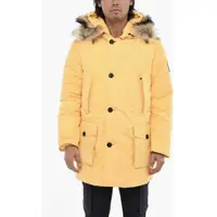 Geci de iarna Aime' Leon Dore Solid Color Down Jacket With Removable Faux Barbati