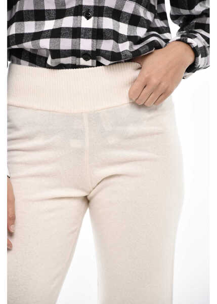 Pantaloni casual Woolrich Wool And Cashmere Palazzo Pants White Femei (BM 19376384) 3