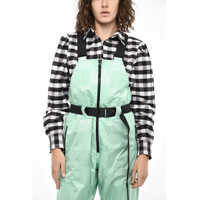 Salopete Woolrich Dama - Salopete Woolrich Ton On Ton Check Padded Shelter Ski Jumpsuit Military Green Femei (BM 19376387) - B-mall.ro