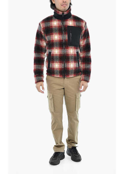 Jachete Woolrich Wool Blend Fleeced Jacket With Breast Pocket Multicolor Barbati (BM 19376390) 4