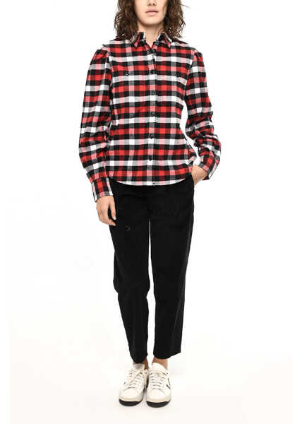 Camasi casual Woolrich Cotton Buffalo Check Shirt Multicolor Femei (BM 19376396) 4