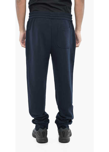 Pantaloni de trening Woolrich Cotton Lightweight Joggers With Drawstring Waist Blue Barbati (BM 19376399) 2
