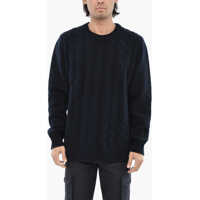 Pulovere Virgin Wool Cable Knit Crew-Neck Sweater Barbati