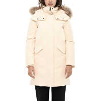 Geci de iarna Solid Color Adirondack Down Jacket With Removable Hood Femei