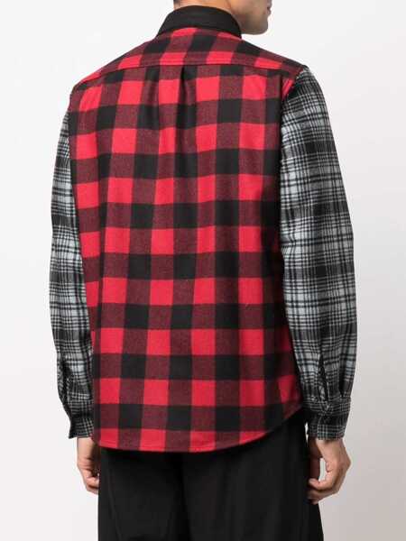Jachete Woolrich Multicolor District Check Alaskan Melton Overshirt Multicolor Barbati (BM 19376420) 4