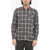 Woolrich Buffalo Check Button Down Shirt With Breast Pocket Brown