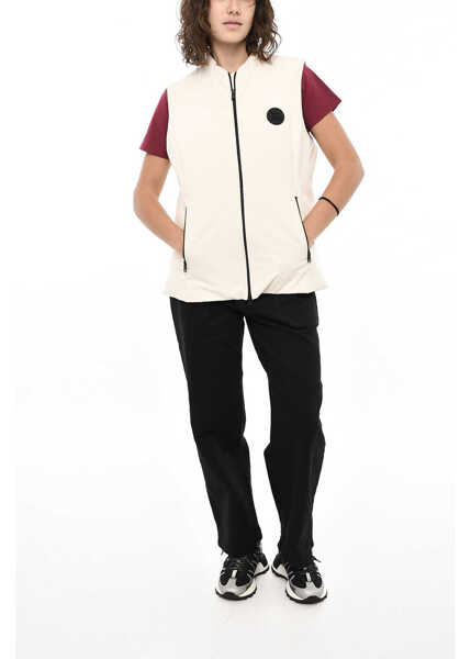 Geci de iarna Woolrich Sleeveless Sailing Lightweight Down Jacket White Femei (BM 19376429) 4