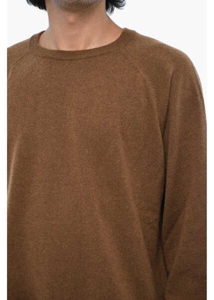 Pulovere Woolrich Cashmere Luxe Crew-Neck Sweater Brown Barbati (BM 19376435) 3
