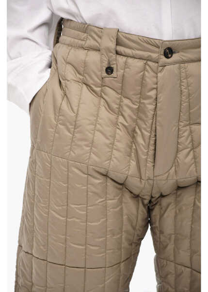 Pantaloni casual Woolrich Aime Leon Dore Quilted And Padded Ski Pants Beige Barbati (BM 19376444) 2