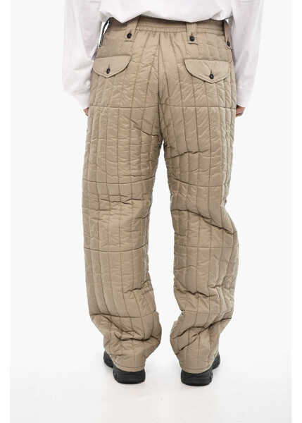 Pantaloni casual Woolrich Aime Leon Dore Quilted And Padded Ski Pants Beige Barbati (BM 19376444) 4
