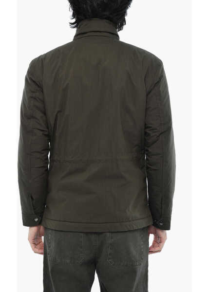 Jachete Woolrich Utility Jacket With Hidden Closure Green Barbati (BM 19376447) 2