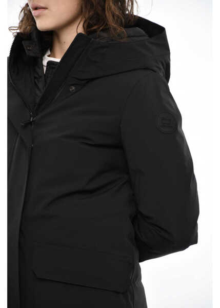 Jachete Woolrich Nylon Military Padded Windbreaker Jcaket Blue Femei (BM 19376456) 3