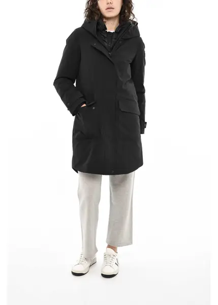 Jachete Woolrich Nylon Military Padded Windbreaker Jcaket Blue Femei (BM 19376456) 4