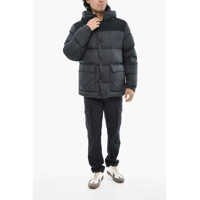 Geci de iarna Woolrich pentru Barbati - Geci de iarna Woolrich Quilted Sierra Down Jacket With Snap Buttons Blue Barbati (BM 19376474) - B-mall.ro