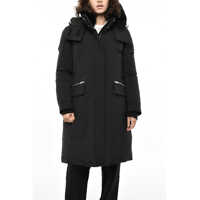 Geci de iarna Nylon Mahan Down Jacket With Removable Hood Femei