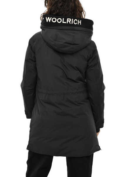 Jachete Woolrich Hidden Closure Harveys Windbreaker Jacket With Patch Pockets Black Femei (BM 19376486) 2