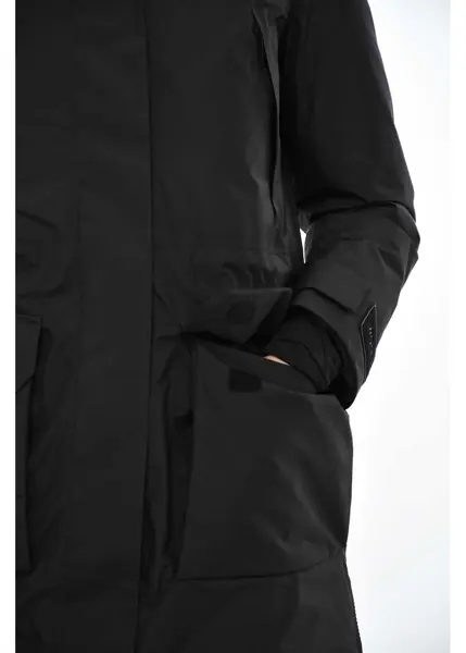 Jachete Woolrich Hidden Closure Harveys Windbreaker Jacket With Patch Pockets Black Femei (BM 19376486) 3
