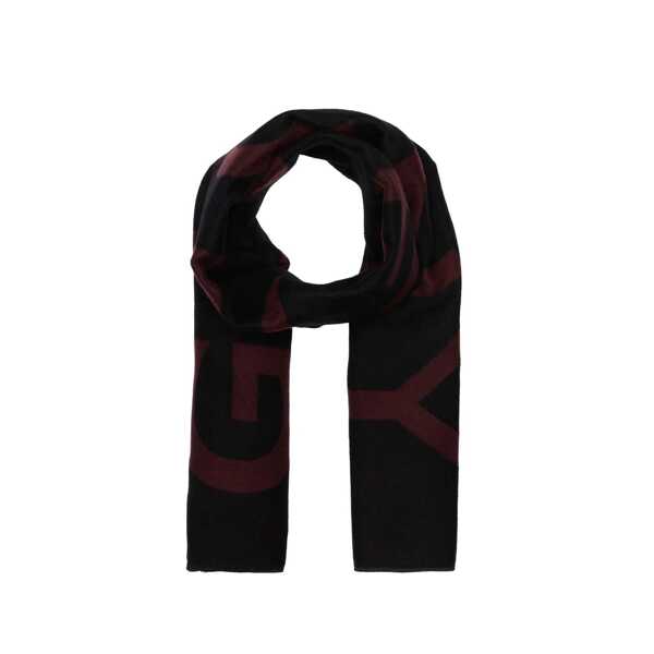 Esarfe Givenchy Givenchy Wool Logo Scarf Black Barbati (BM 19376571) 2