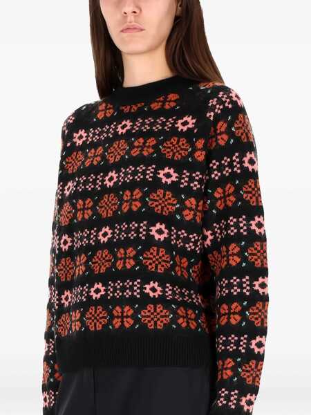 Pulovere Paul Smith Fair Isle Sweater BLACK Femei (BM 19376603) 4