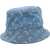 MARINE SERRE Bucket Hat "Moon Laser" BLUE