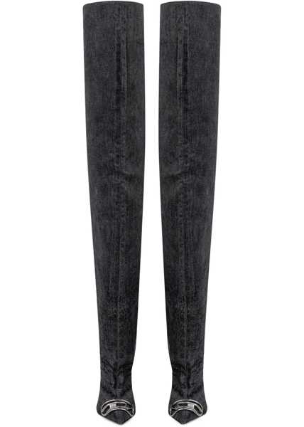 Cizme scurte Diesel Boot D-Venus 90 BLACK Femei (BM 19376633) 2