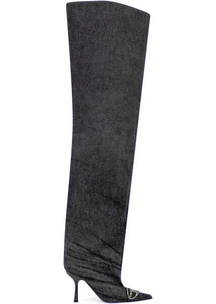 Cizme scurte Diesel Boot D-Venus 90 BLACK Femei (BM 19376633) 1