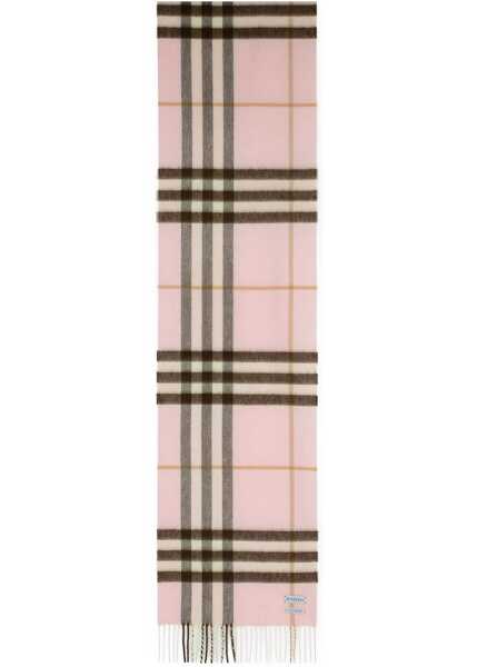 Esarfe Burberry Cashmere Check Scarf PINK Femei (BM 19376639) 2