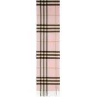 Esarfe Dama - Esarfe Burberry Cashmere Check Scarf PINK Femei (BM 19376639) - B-mall.ro