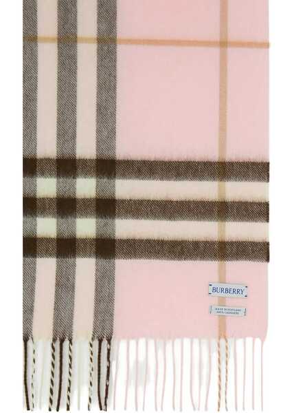 Esarfe Burberry Cashmere Check Scarf PINK Femei (BM 19376639) 3