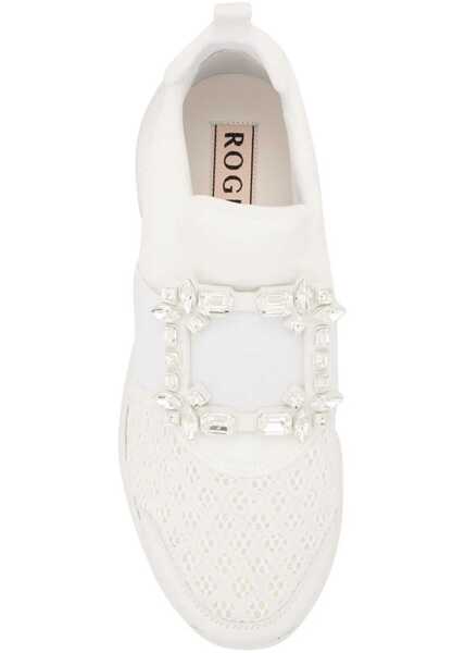 Sneakers Roger Vivier Vivrun Sneaker WHITE Femei (BM 19376651) 4