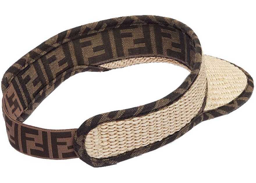 Palarii Fendi Fendi Embroidery Visor BEIGE Baieti (BM 19376693) 2
