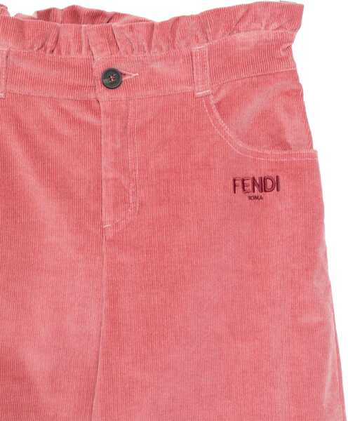 Pantaloni casual Fendi Corduro Pants PINK Fete (BM 19376708) 3