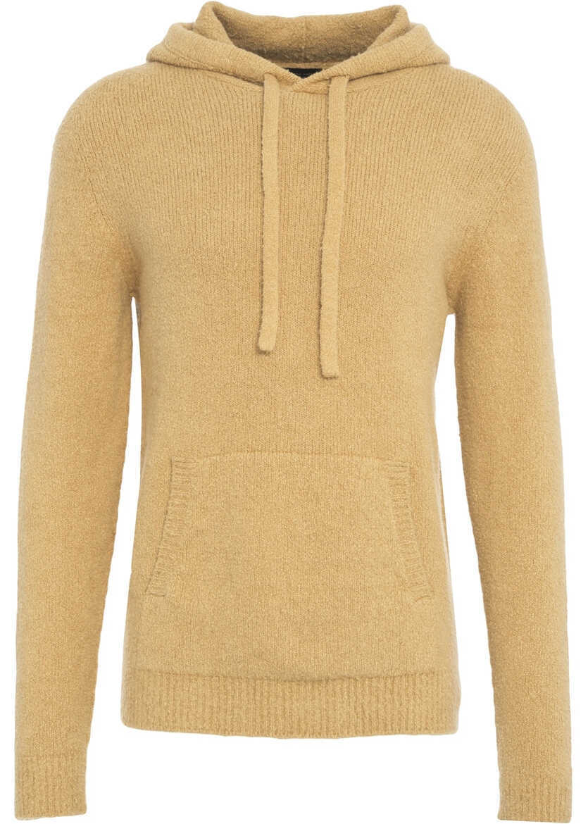 Bluze de trening Roberto Collina Knit hoodie Beige Barbati (BM 19376807) 2