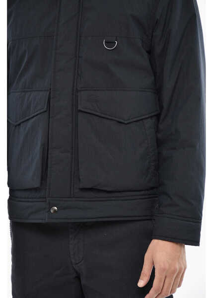 Jachete Woolrich Padded Jacket With Faux Fur Collar Blue Barbati (BM 19376831) 3