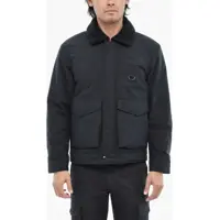 Jachete Padded Jacket With Faux Fur Collar Barbati