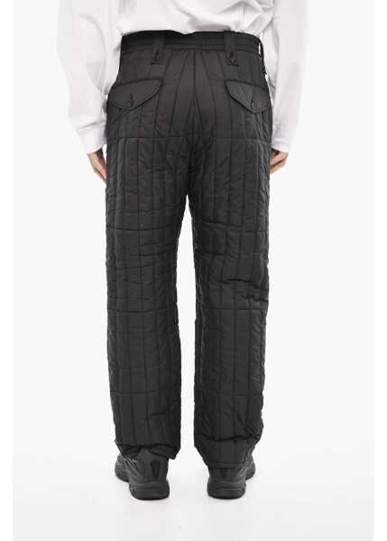 Pantaloni casual Woolrich Aime Leon Dore Quilted And Padded Ski Pants Black Barbati (BM 19376840) 2