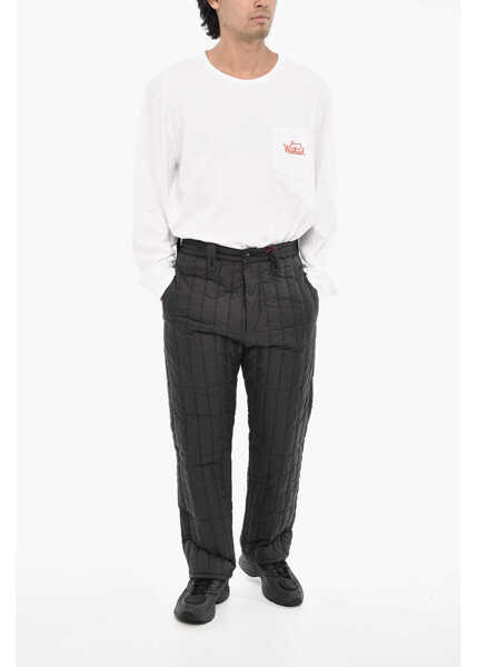 Pantaloni casual Woolrich Aime Leon Dore Quilted And Padded Ski Pants Black Barbati (BM 19376840) 4