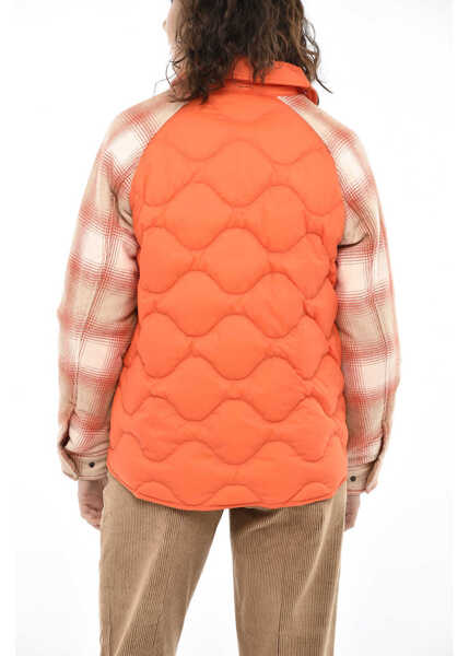 Geci de iarna Woolrich Quilted Alba Padded Jacket With Fleeced Details Orange Femei (BM 19376849) 2