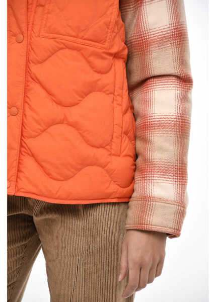 Geci de iarna Woolrich Quilted Alba Padded Jacket With Fleeced Details Orange Femei (BM 19376849) 3