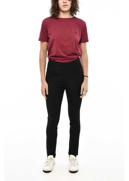 Pantaloni casual Woolrich Twill Skinny Fit Stirrup Pants Black Femei (BM 19376858) 2