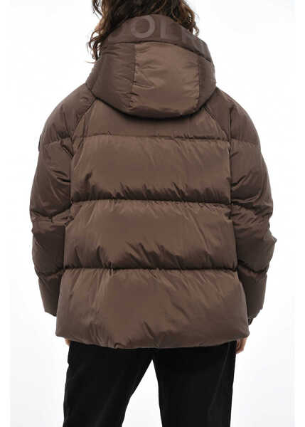 Geci de iarna Woolrich Quilted Alsea Down Jacket With Logo Buttons Brown Femei (BM 19376870) 2