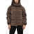Woolrich Quilted Alsea Down Jacket With Logo Buttons Brown