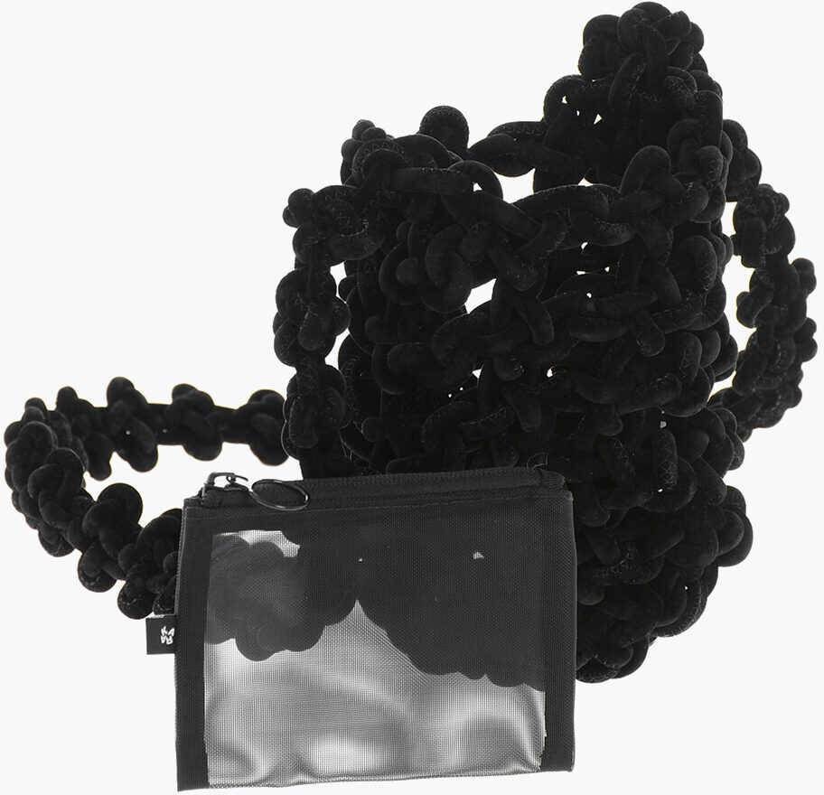 Genti de umar KARA Woven Velour Bag Black Femei (BM 19376891) 3