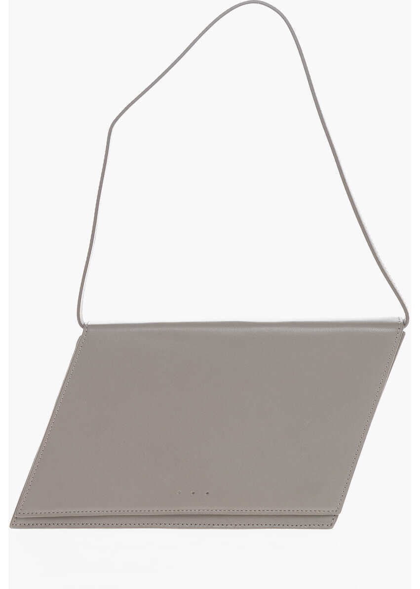 Genti de umar AESTHER EKME Solid Color Leather Square Bag Brown Femei (BM 19376903) 1