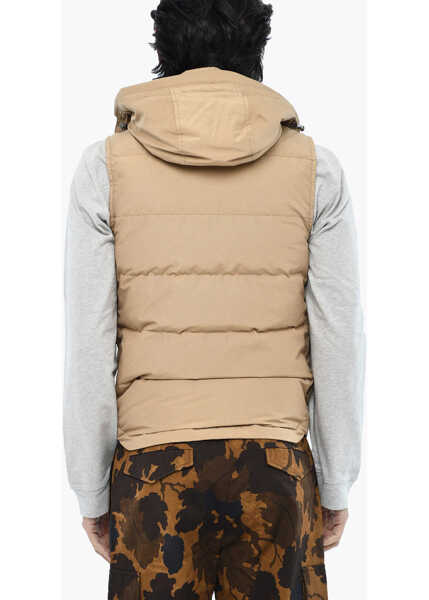 Geci de iarna Woolrich Sleeveless Aleutian Down Jacket With Removable Hood Brown Barbati (BM 19376906) 2